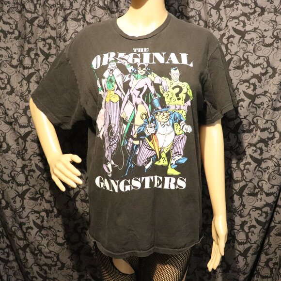 Batman Villains DC Comics Joker Hero Shirt Large gangsters - Picture 2 of 4